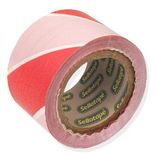 Red and White Barrier Tape